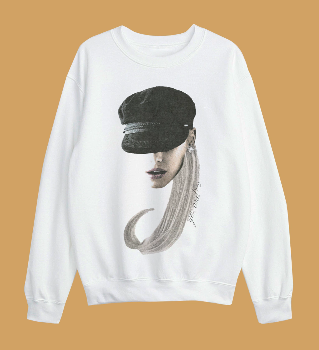 Sweatshirt Buzo Basico Dtg Oversize-Yes, And? Bl Ariana Grande