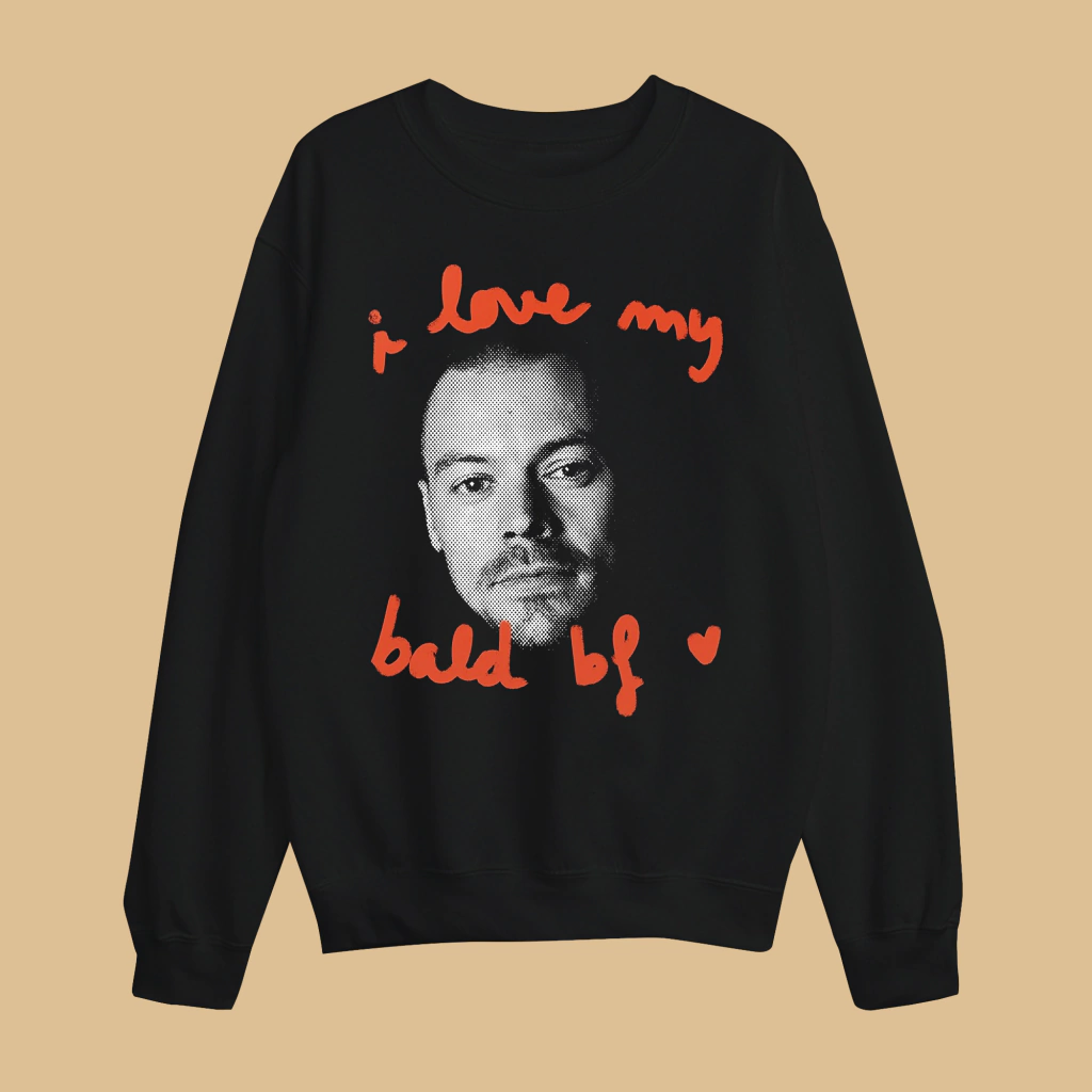 Sweatshirt Buzo Basico Dtg Oversize-I Love My Bald Boyfriend Harry Styles
