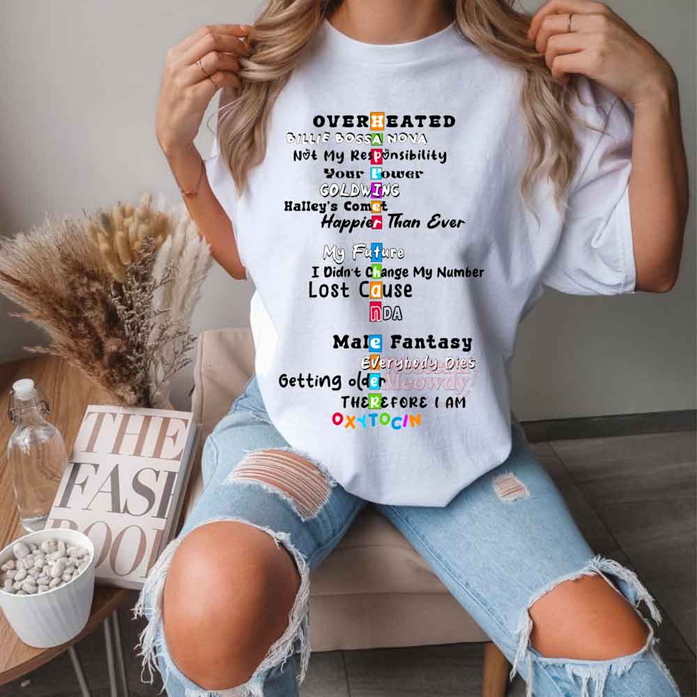 Sweatshirt Billie Eilish Happier Than Ever Songs Ver2