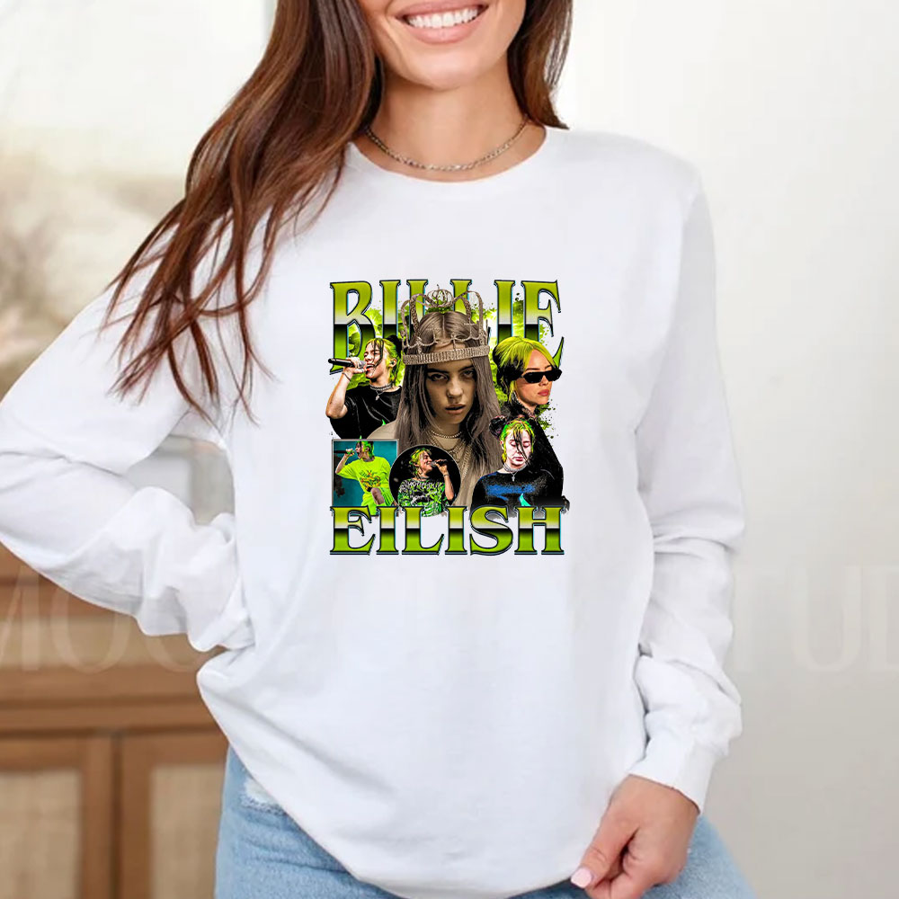 Vintage Billie Eilish Sweatshirt , Hit Me Hard And Soft, Birds Of A Feather