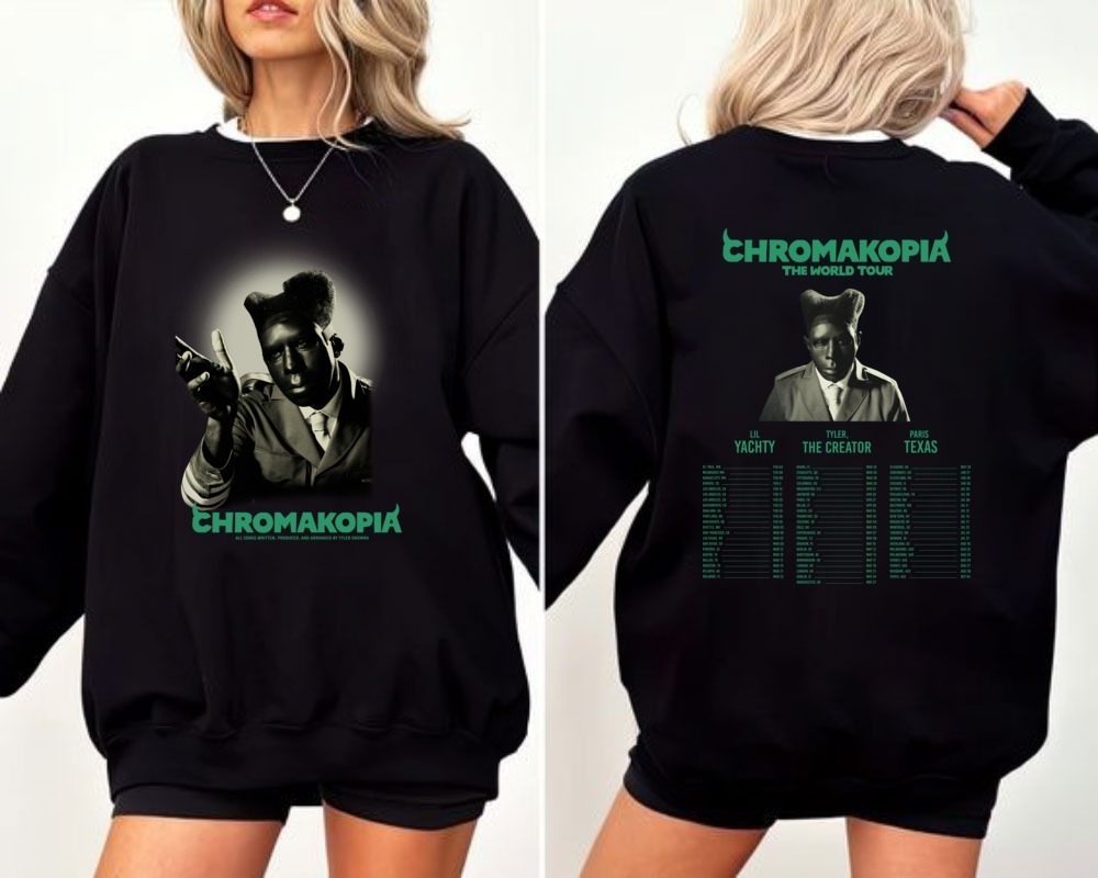 Tyler The Creator Chromakopia Sweatshirt, Tyler The Creator Sweatshirt, Chromakopia Tour Hoodie