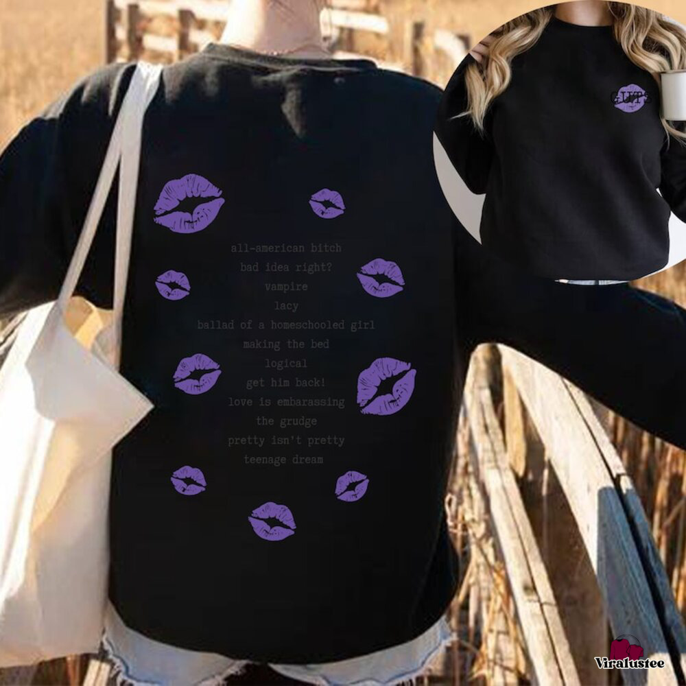 Vintage Olivia Rodrigo Guts Album Track List Sweater, Guts Tour Sweatshirt