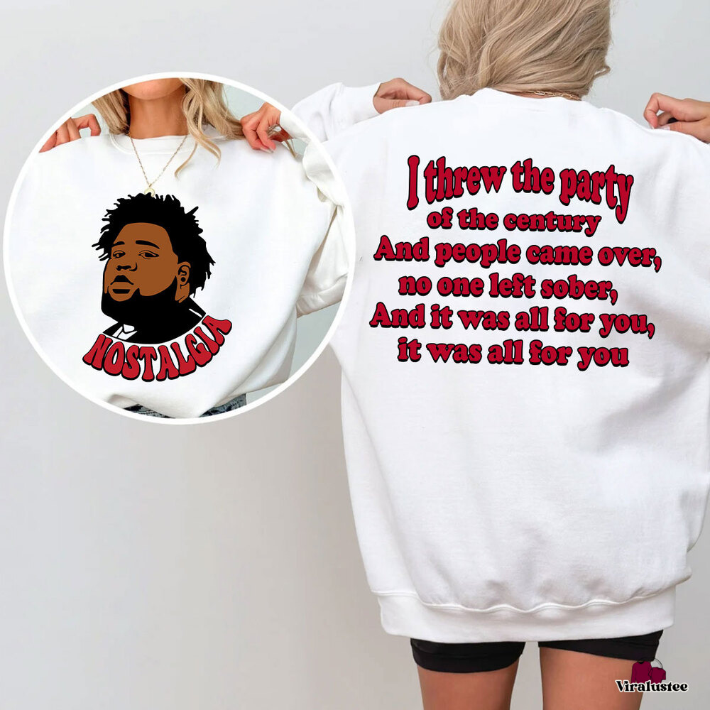 Vintage Rod Wave Great Gatsby Sweater, Nostalgia 90S Rap Music Sweater