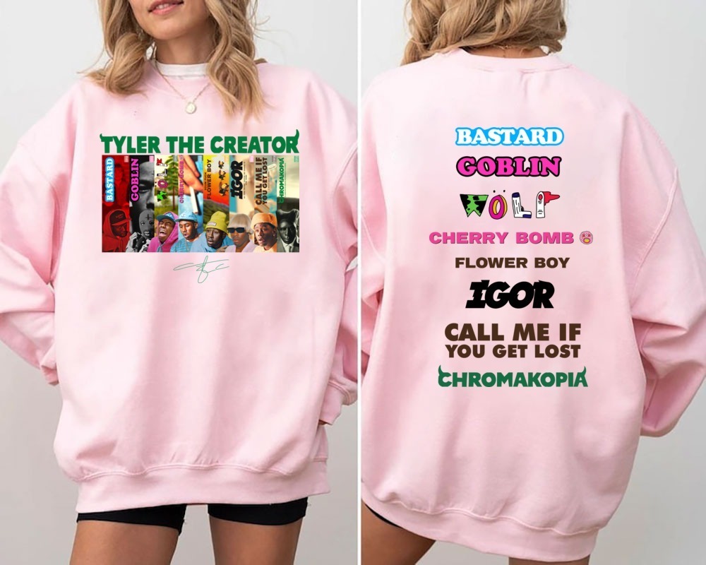 Tyler The Creator Albums Sweater, Chromakopia Sweater, Unique Gift Ideas For Men, Chromakopia Tour