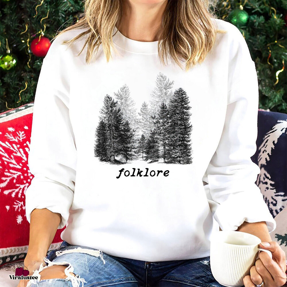 Vintage Taylor Swift Foklore Sweatshirt, Taylor Swift Crewneck Sweatshirt