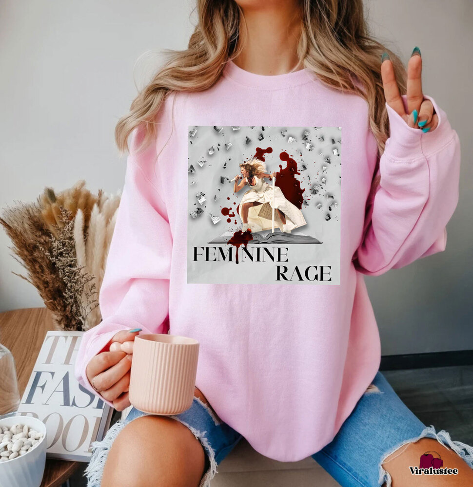 Vintage The Eras Tour Taylor Swift Femail Rage The Musical Sweater, The Eras Tour Sweater