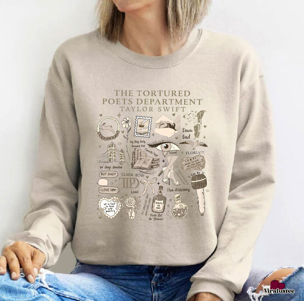 The Tortured Poets Department Taylor Swift Sweater, Ttpd Sweatshirt