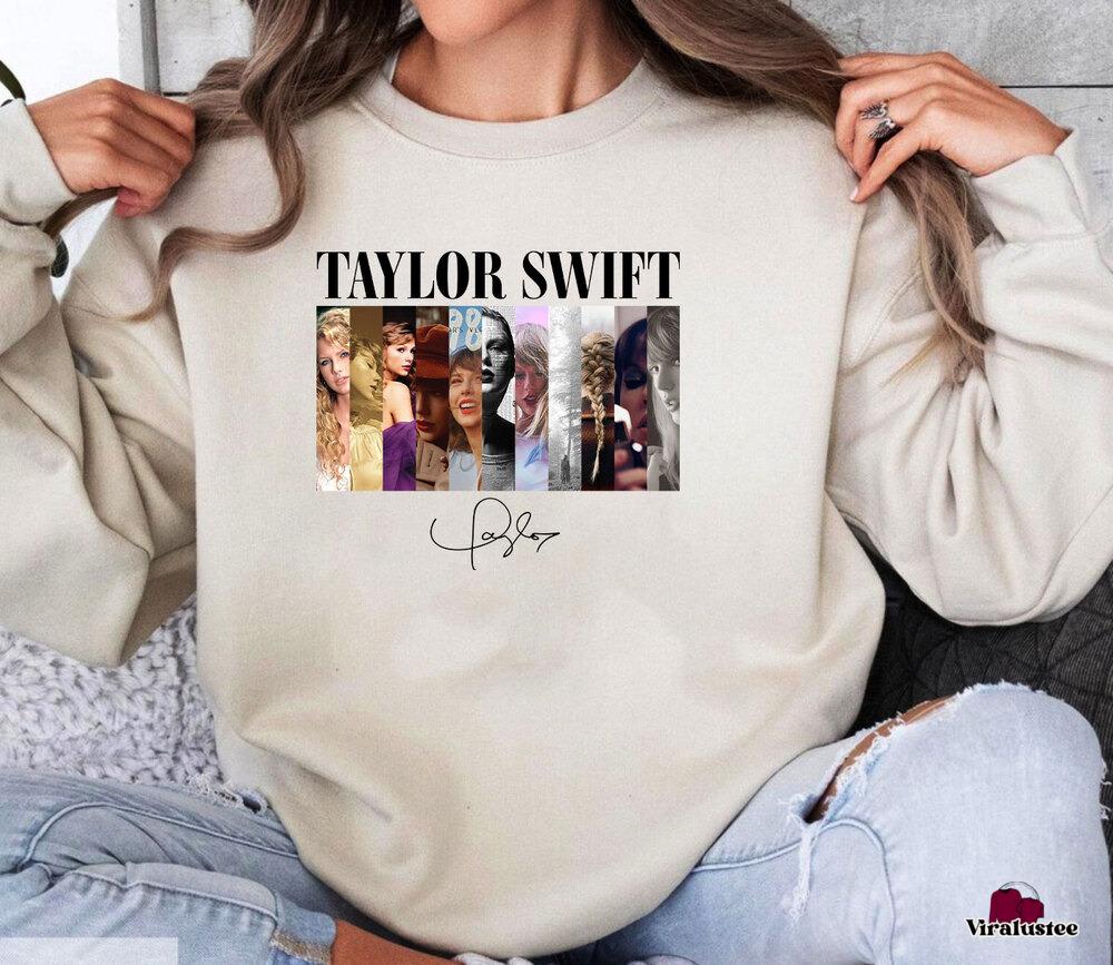 Vintage Taylor Swift Albums Sweater, Taylor Swift Merch