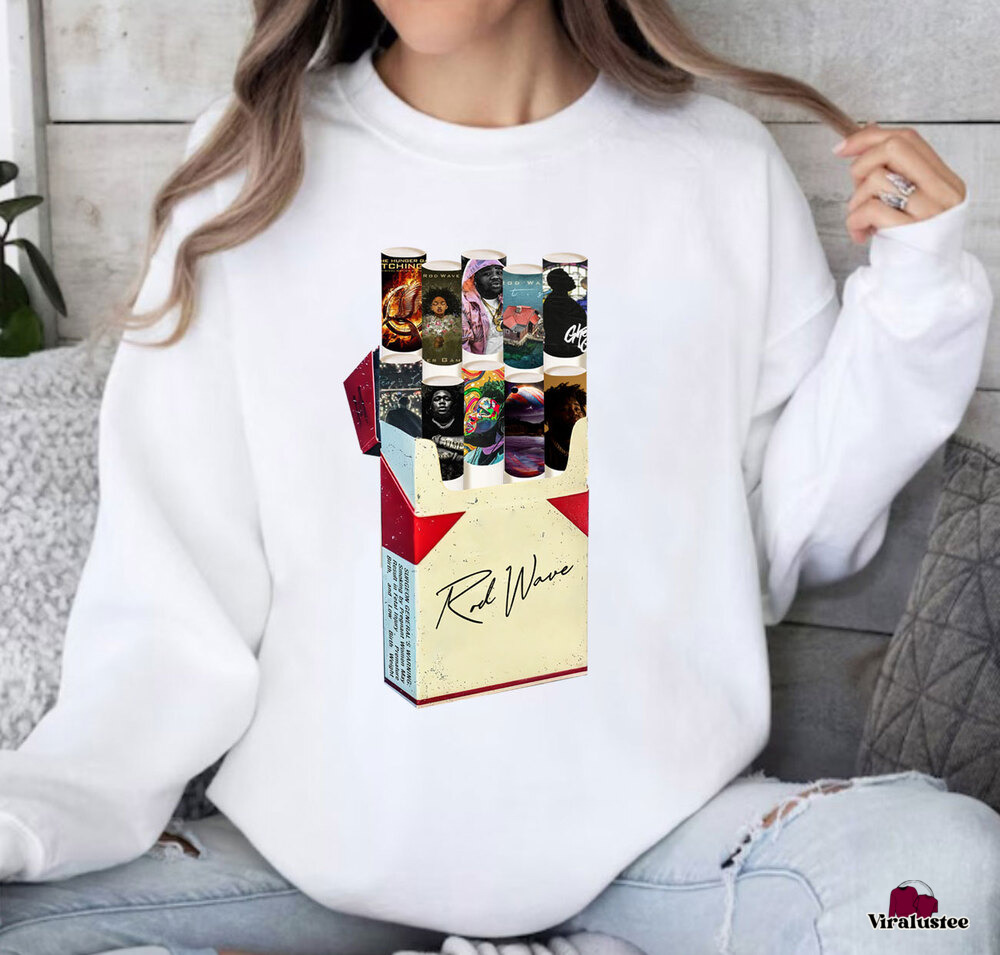 Vintage Rod Wave Cigarette Album Sweatshirt