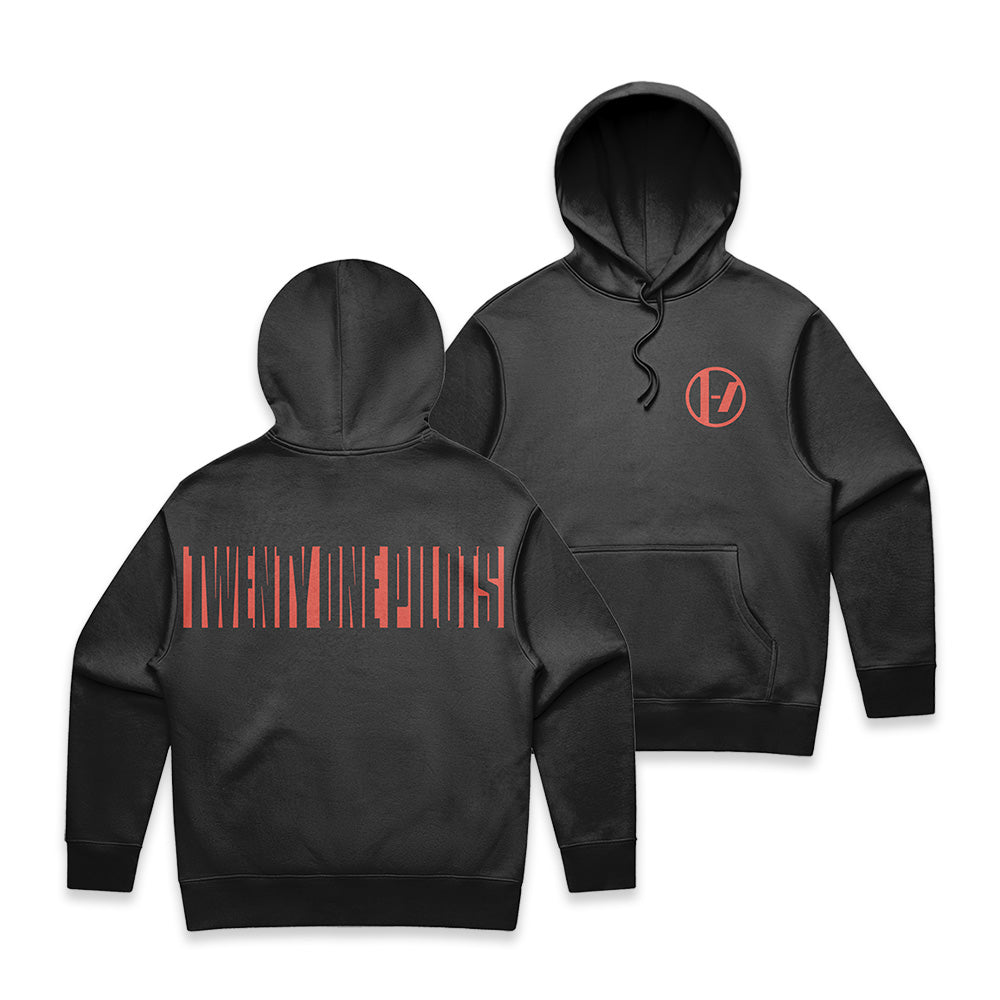 Twenty One Pilots Merch Logo Backblock Hoodie