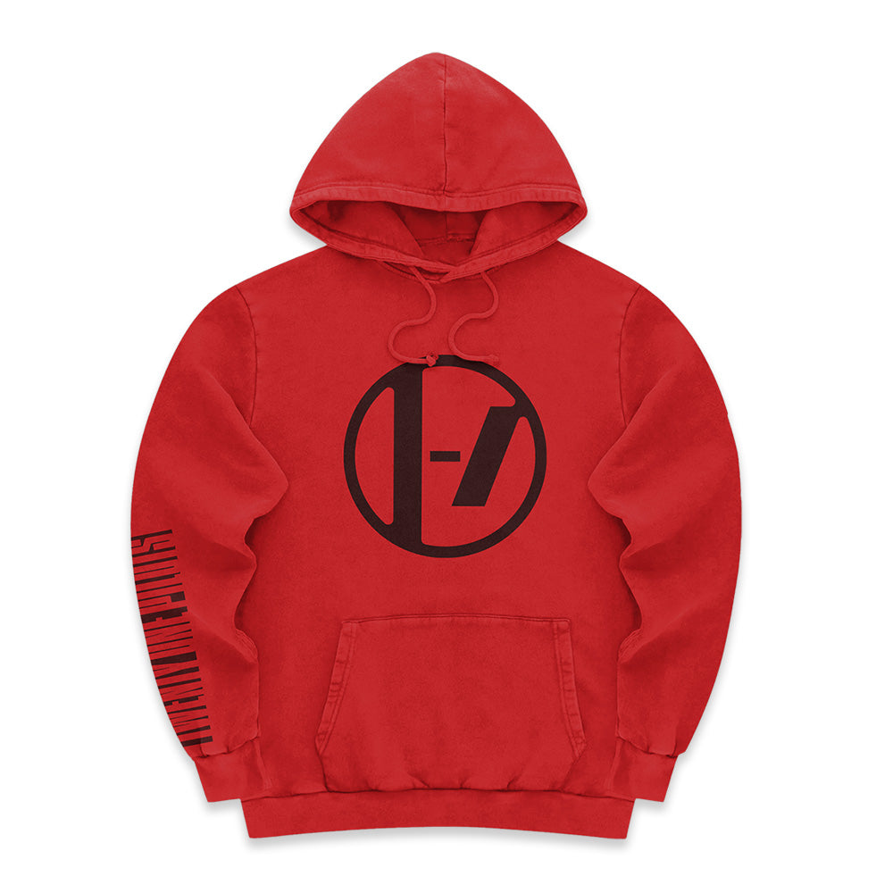 Twenty One Pilots Merch Logo Red Hoodie