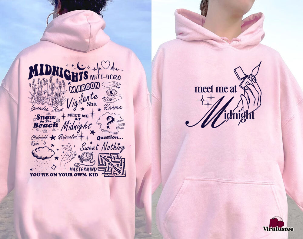 Vintage Midnights Track List Taylor Swift Hoodie, Midnights Taylors Version Hoodie