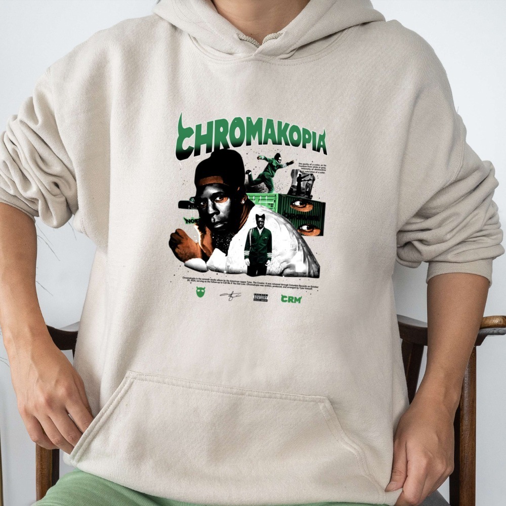 Tyler The Creator Chromakopia Graphic Hoodie, Tyler The Creator Hoodie, Unique Gift Ideas For Men