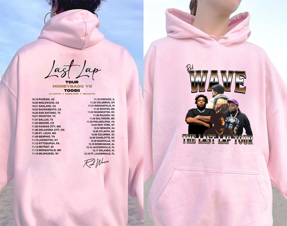 Vintage The Last Lap Schedule Rod Wave Hoodie, Rod Wave Merch