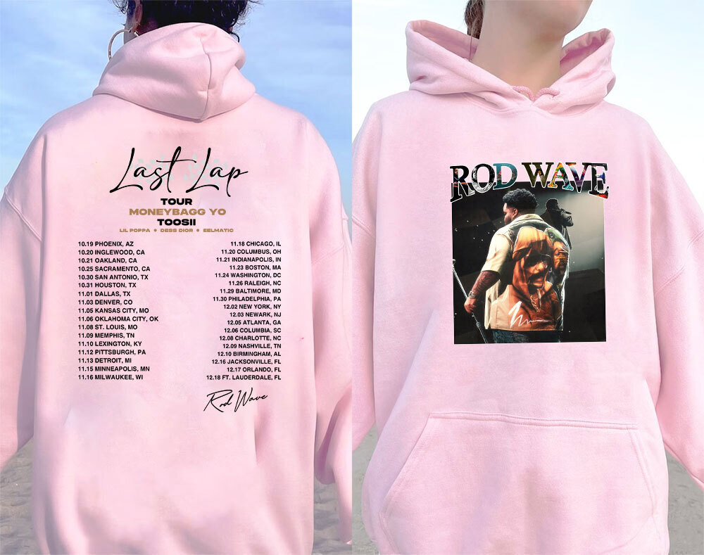 Vintage The Last Lap Schedule Rod Wave Hoodie, Rod Wave The Last Lap Merch