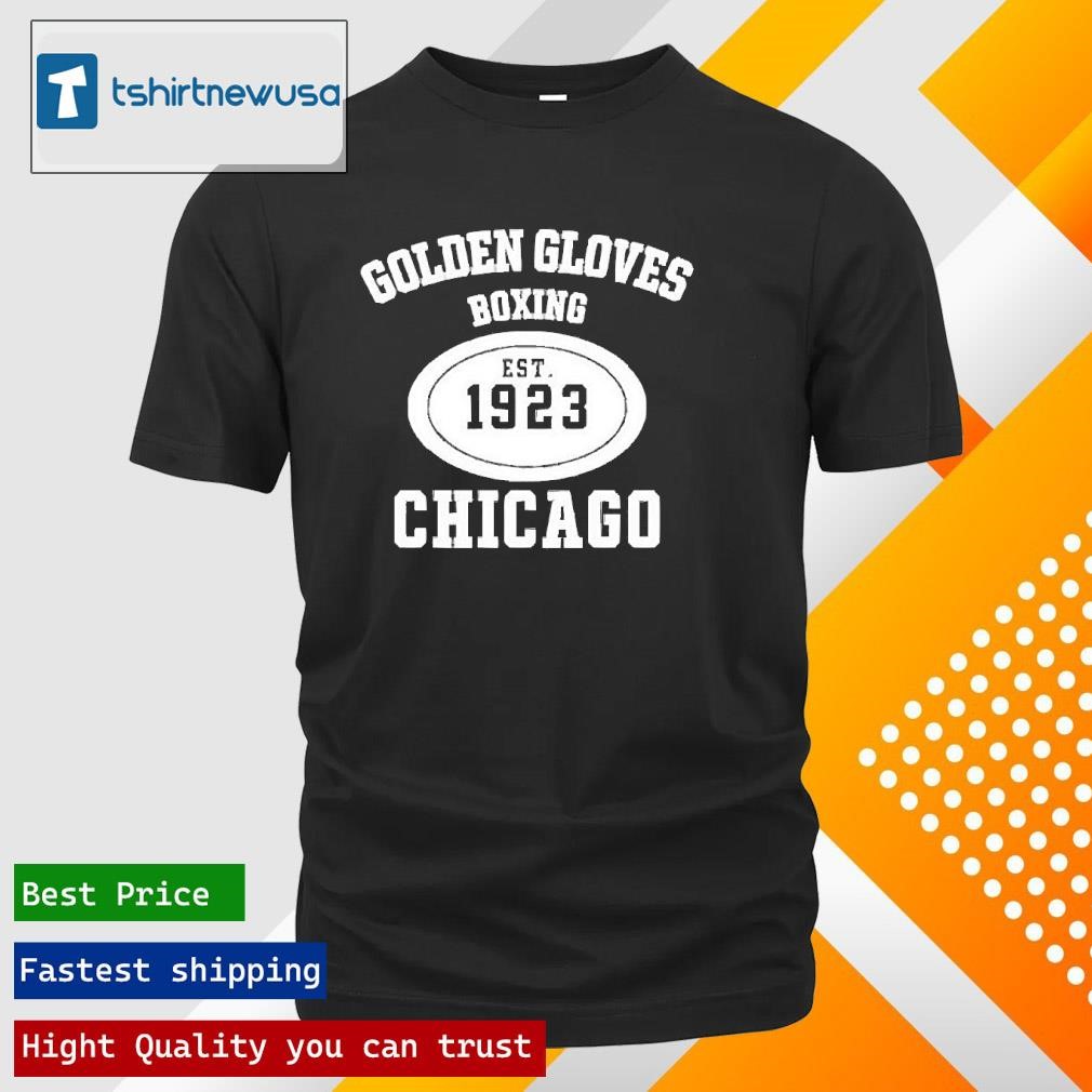 Official Golden Gloves Boxing Chicago 1923 2025 T-Shirt