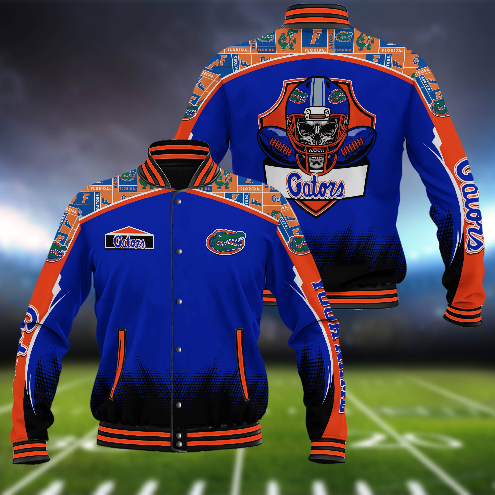 Florida Gators Baseball Jacket Custom Name, Sport Team Jacket, Sport Gifts