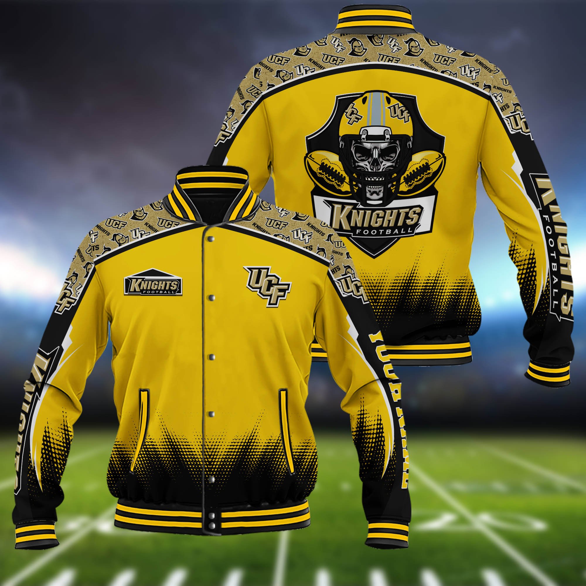 UCF Knights Baseball Jacket Custom Name, Sport Team Jacket, Sport Gifts