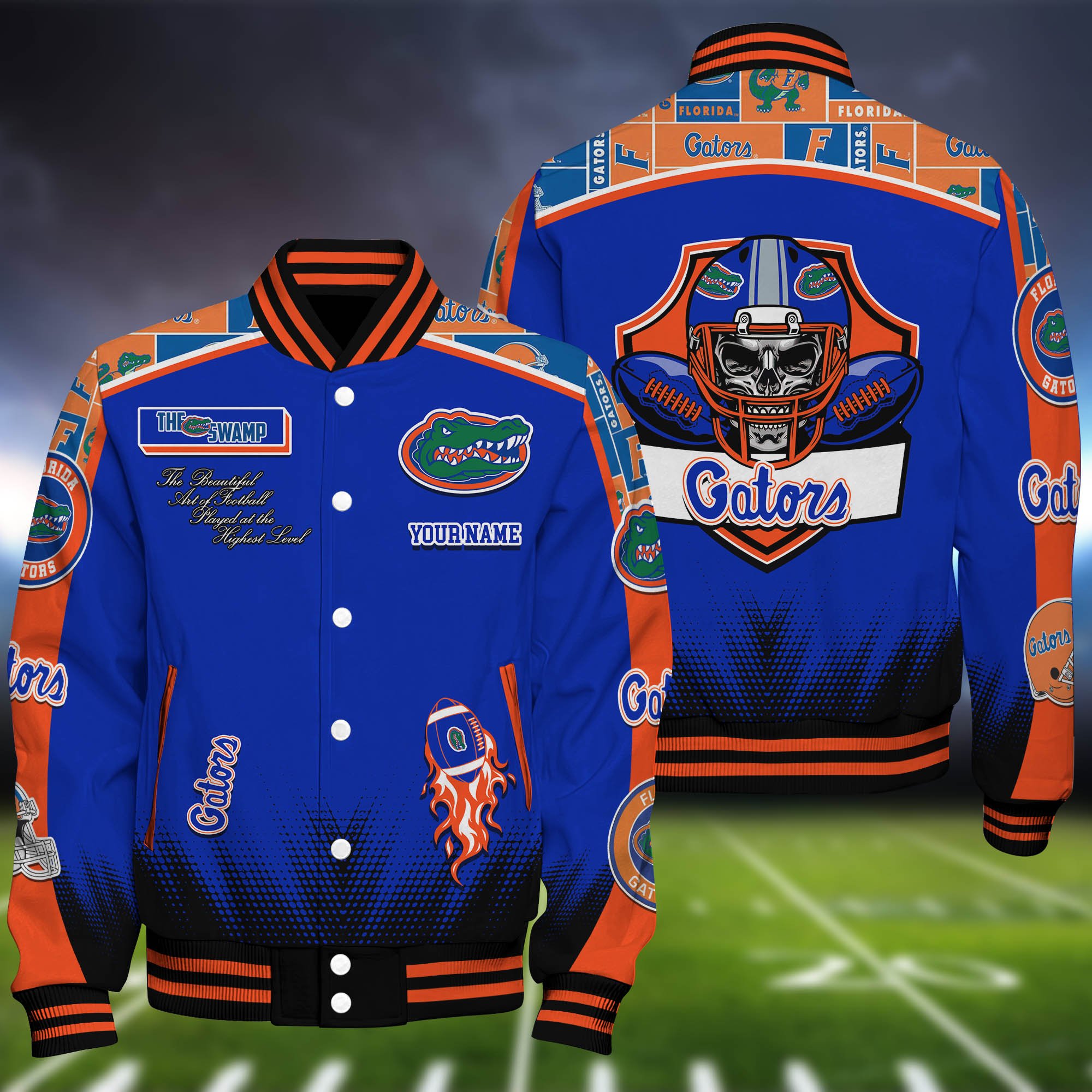 Florida Gators Baseball Jacket Personalized Your Name, Jackets For Sport Fans