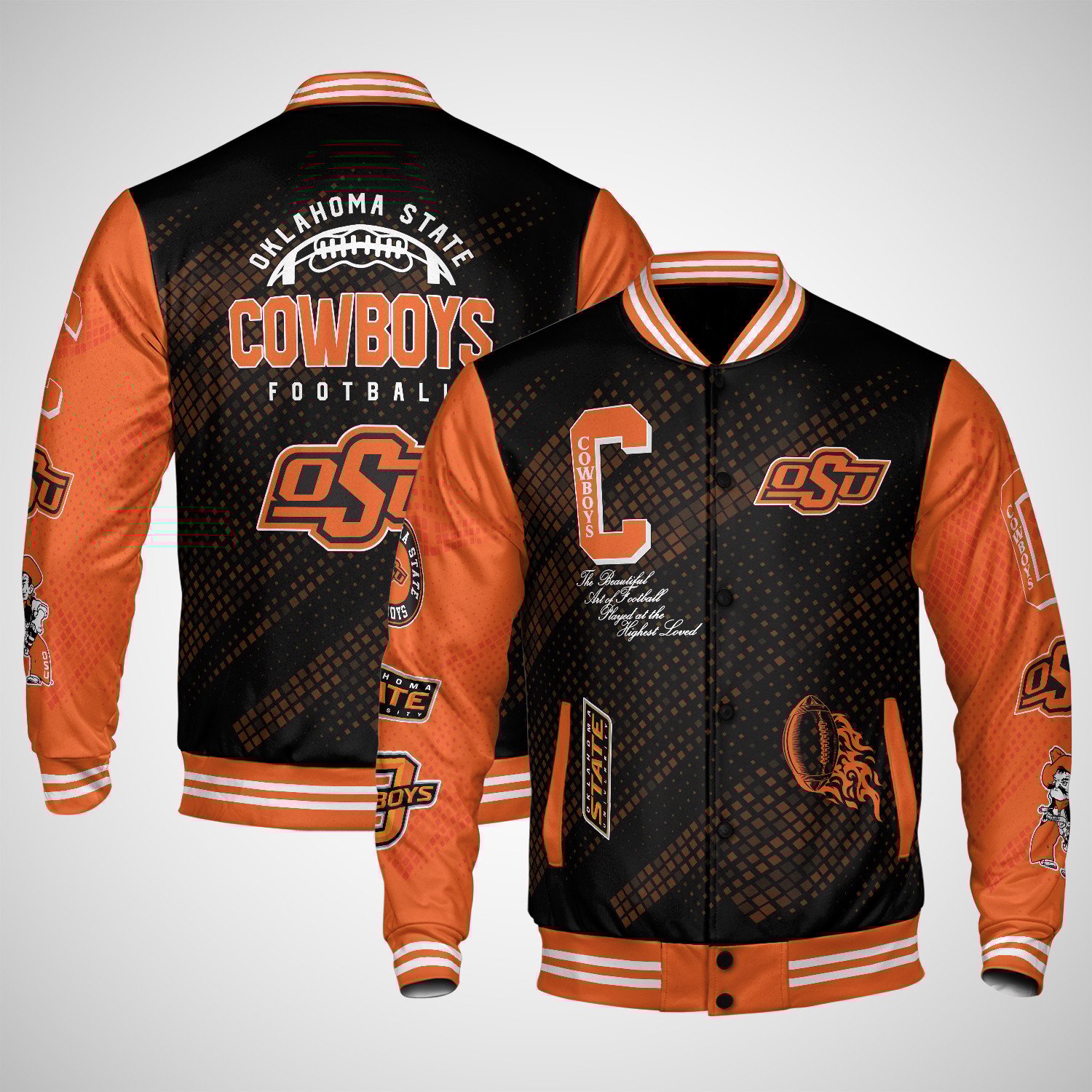 Oklahoma State Cowboys Varsity Jacket