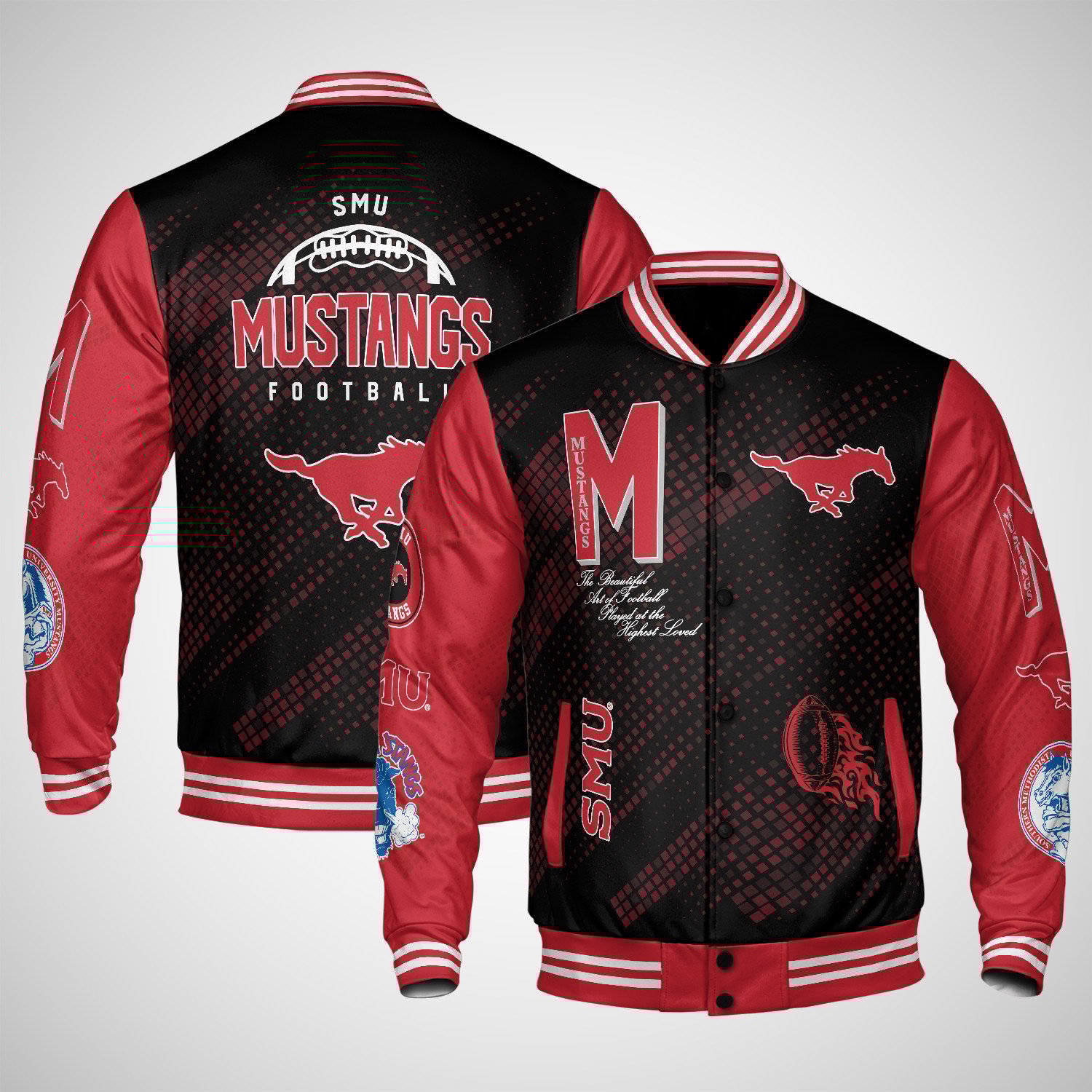 SMU Mustangs Varsity Jacket
