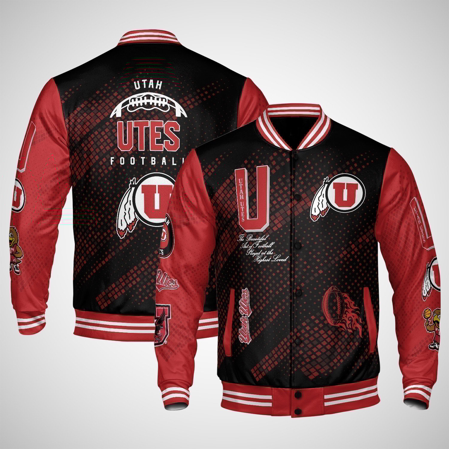 Utah Utes Varsity Jacket