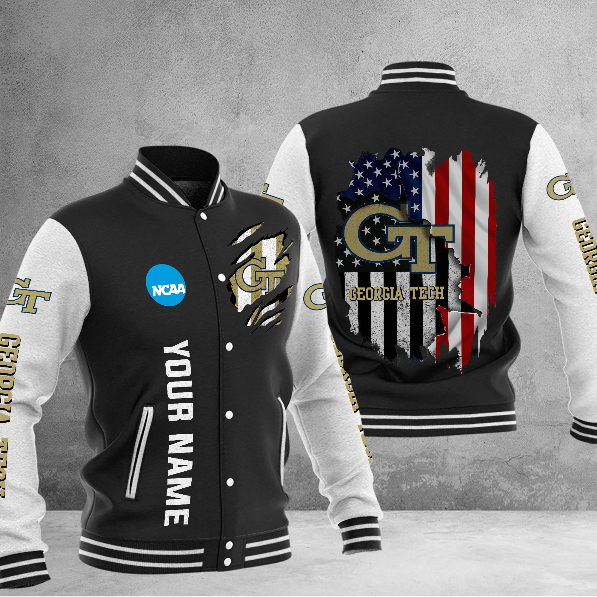 Georgia Tech Yellow Jackets Baseball Jacket