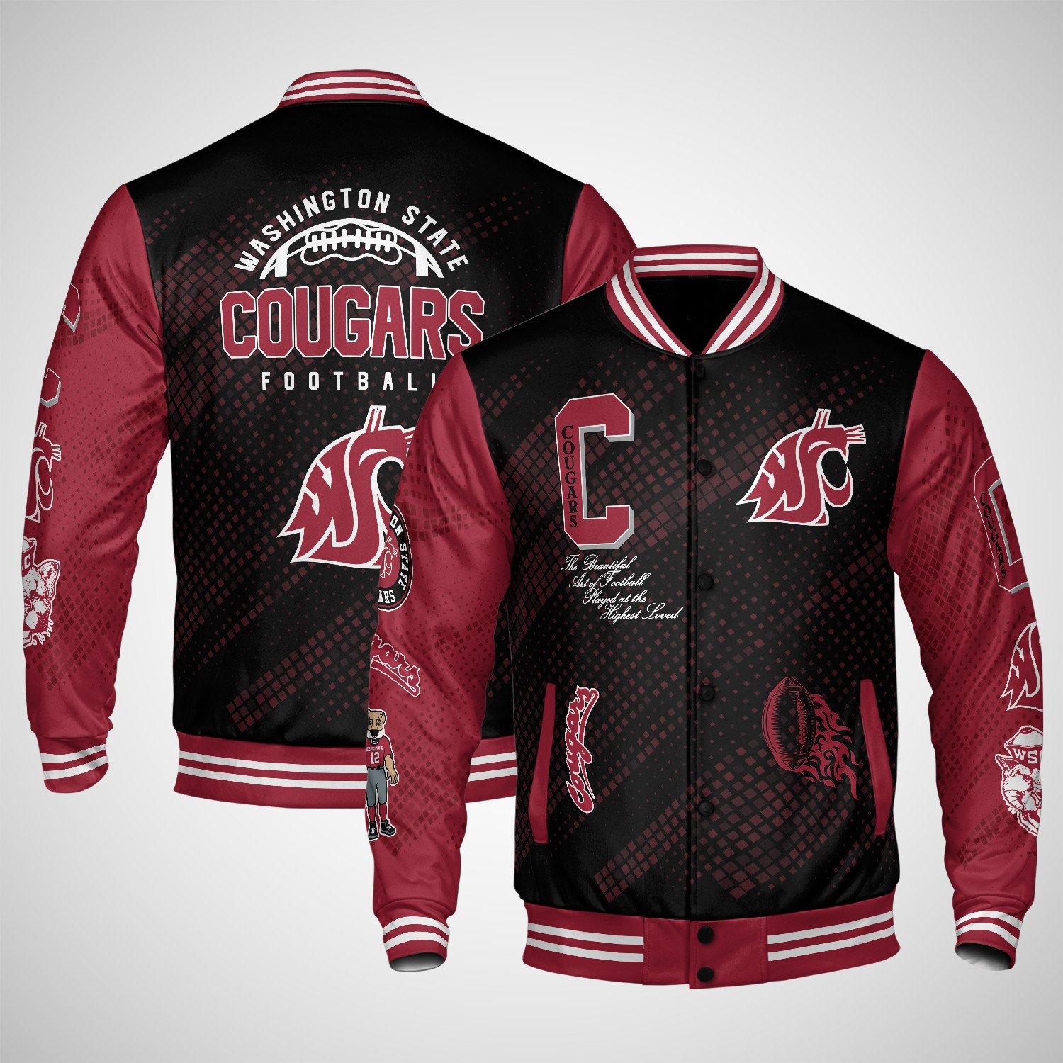 Washington State Cougars Varsity Jacket