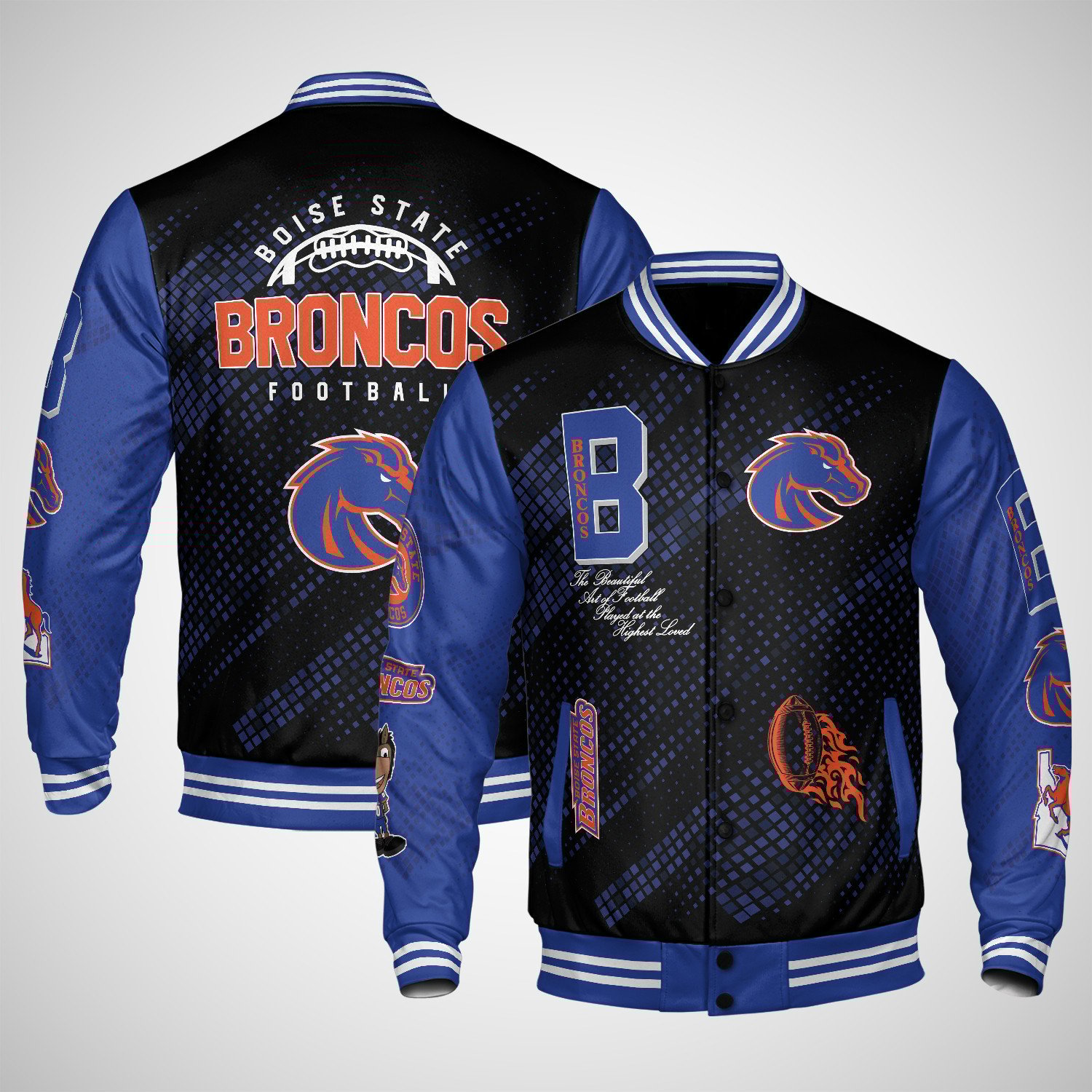 Boise State Broncos Varsity Jacket