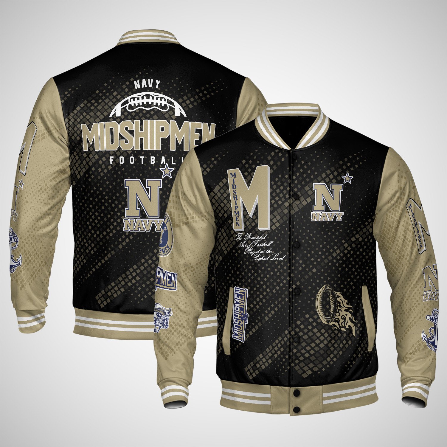 Navy Midshipmen Varsity Jacket