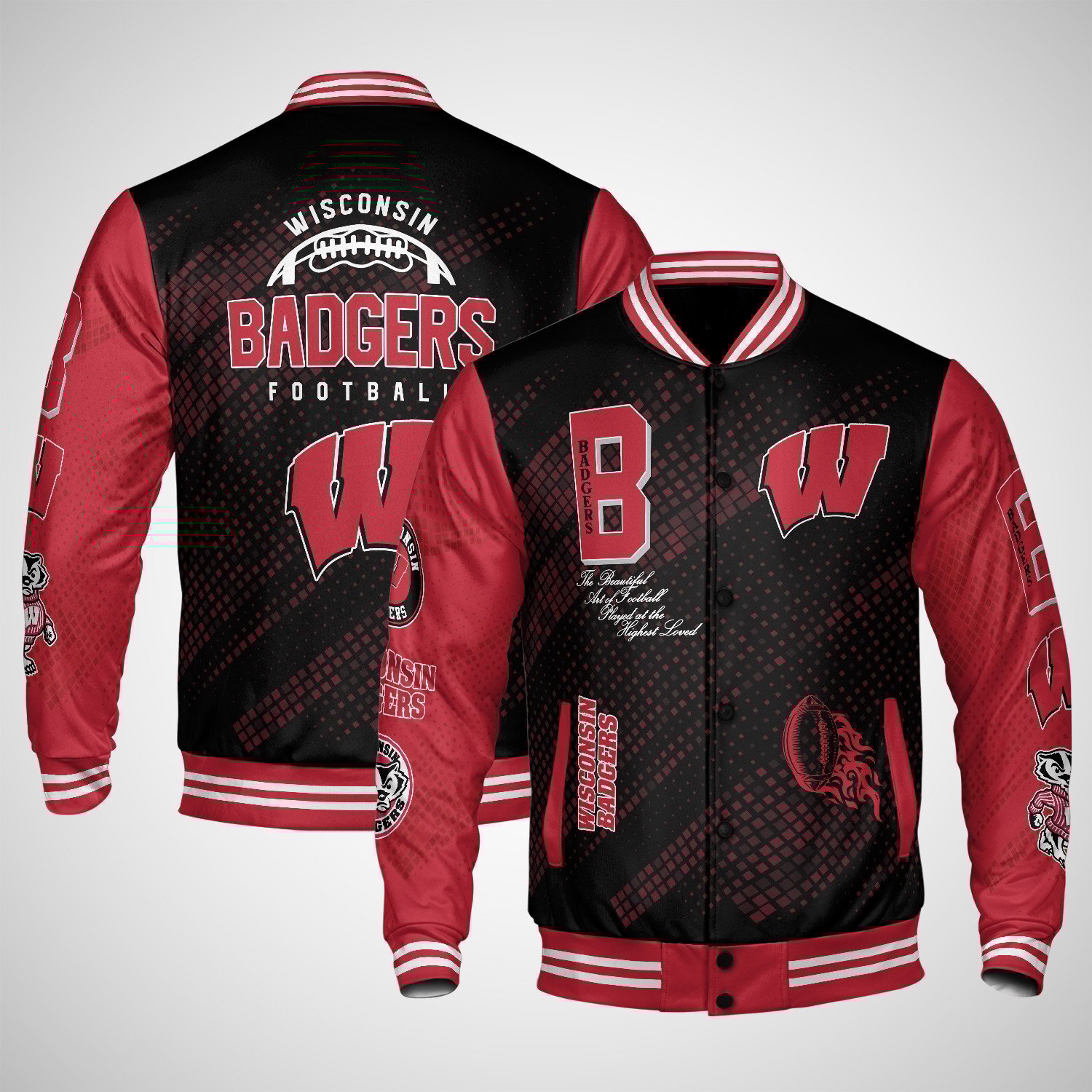 Wisconsin Badgers Varsity Jacket