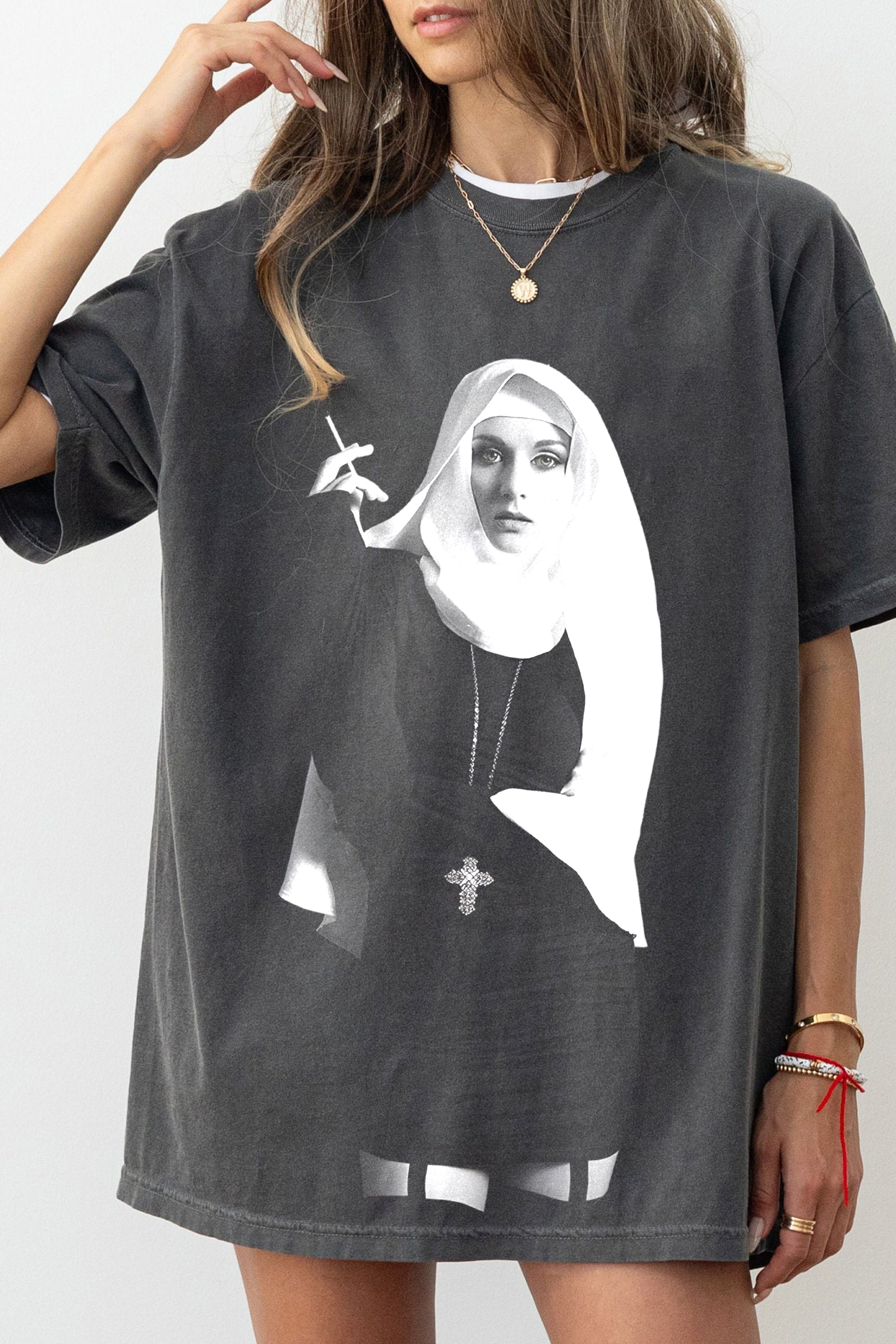 Pretty Nun Smoking Tee For Women