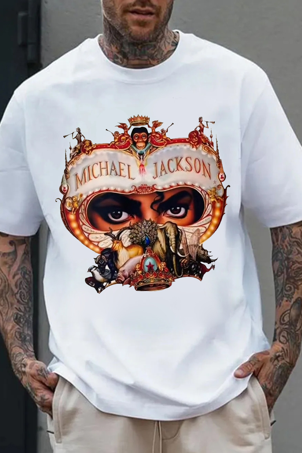 Michael Jackson Dangerous Graphic Tee For Men