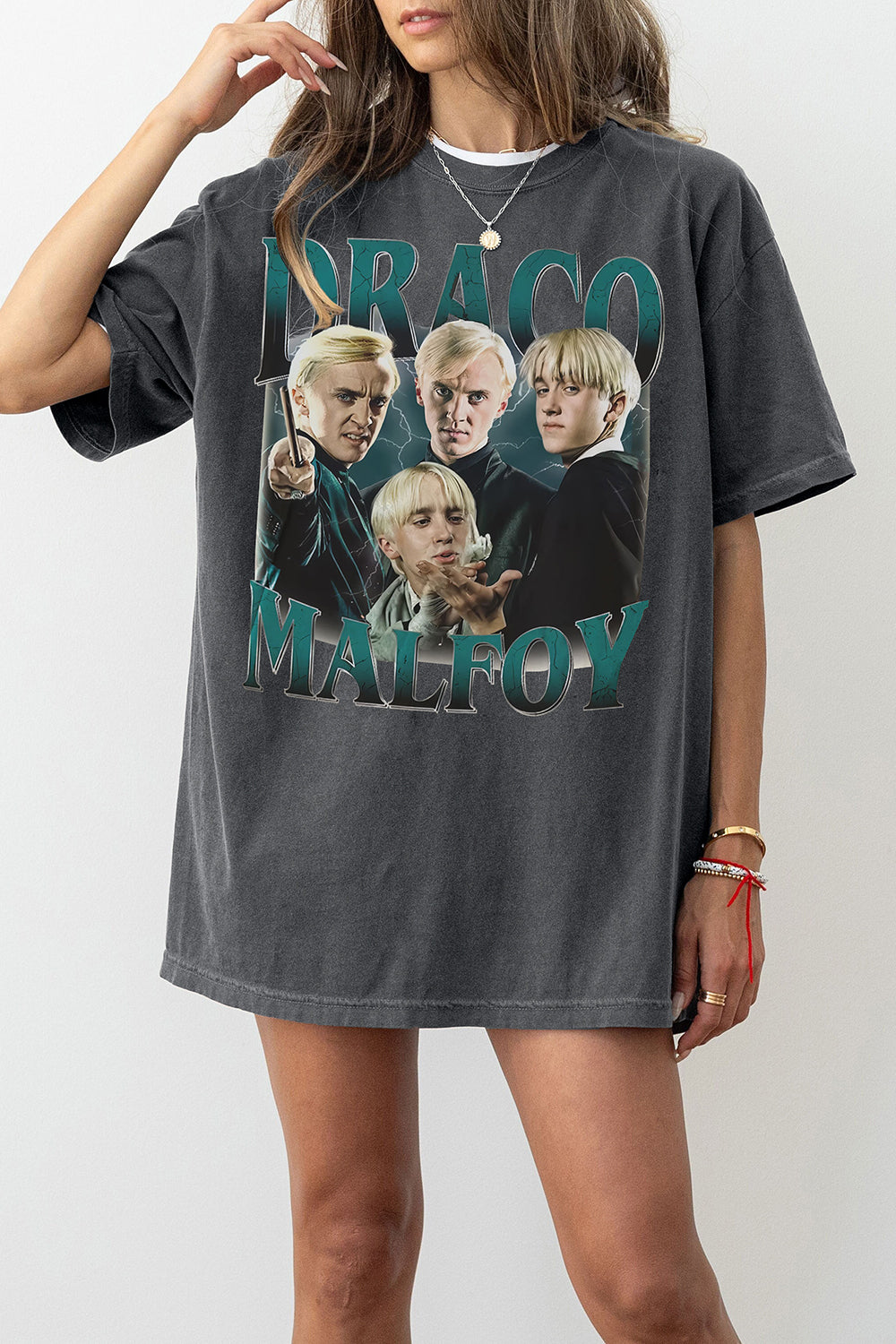 Limited Draco Malfoy Vintage Graphic Tee For Women