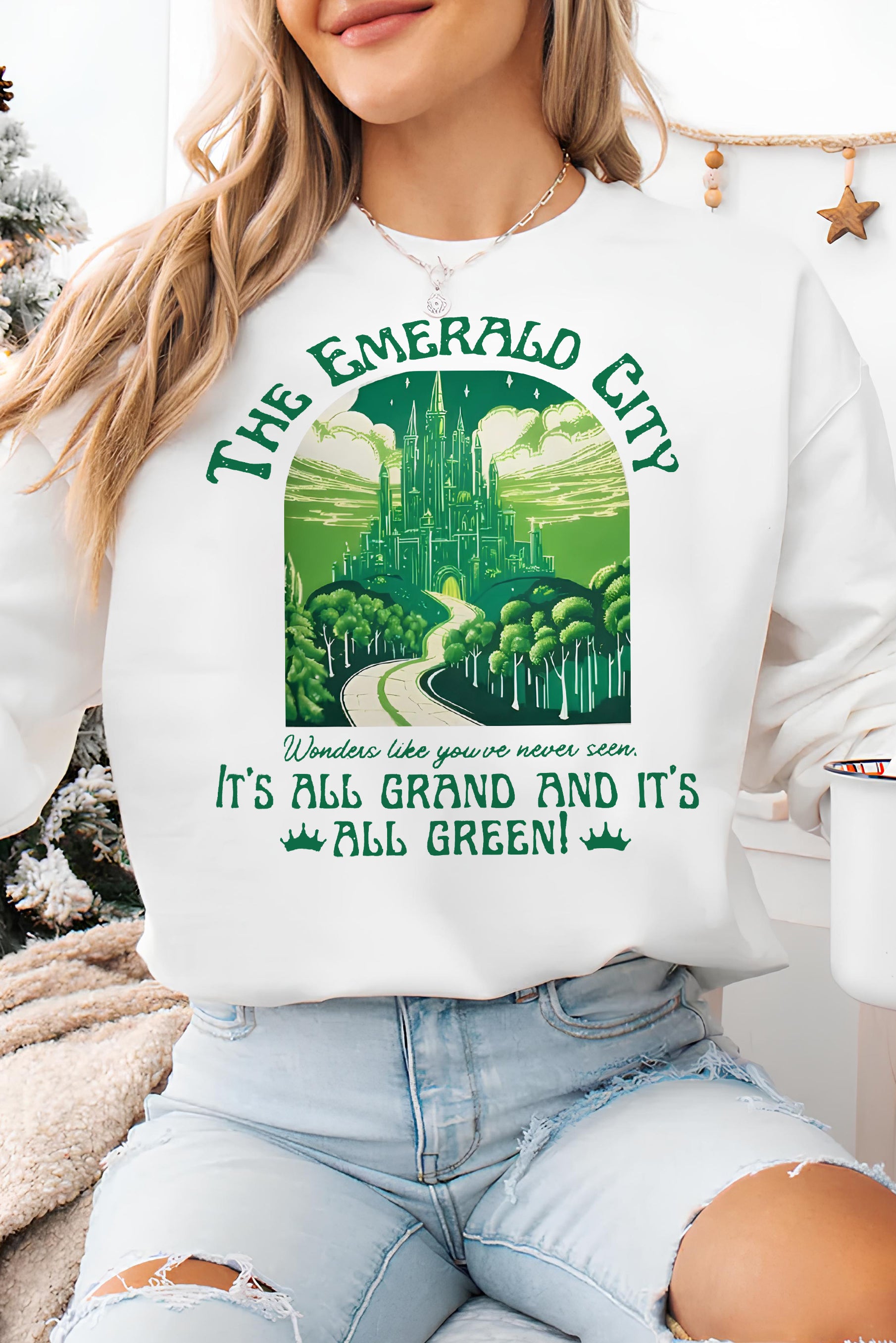 Emerald City Wicked Fleece Sweatshirt For Women