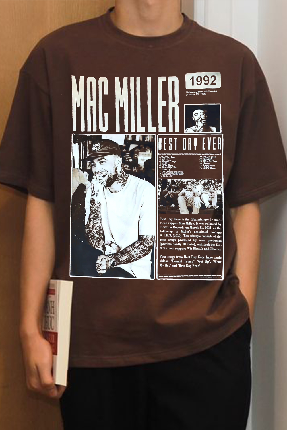 T-Shirt Mac Miller Merch, Shirt Mac Miller Men'S