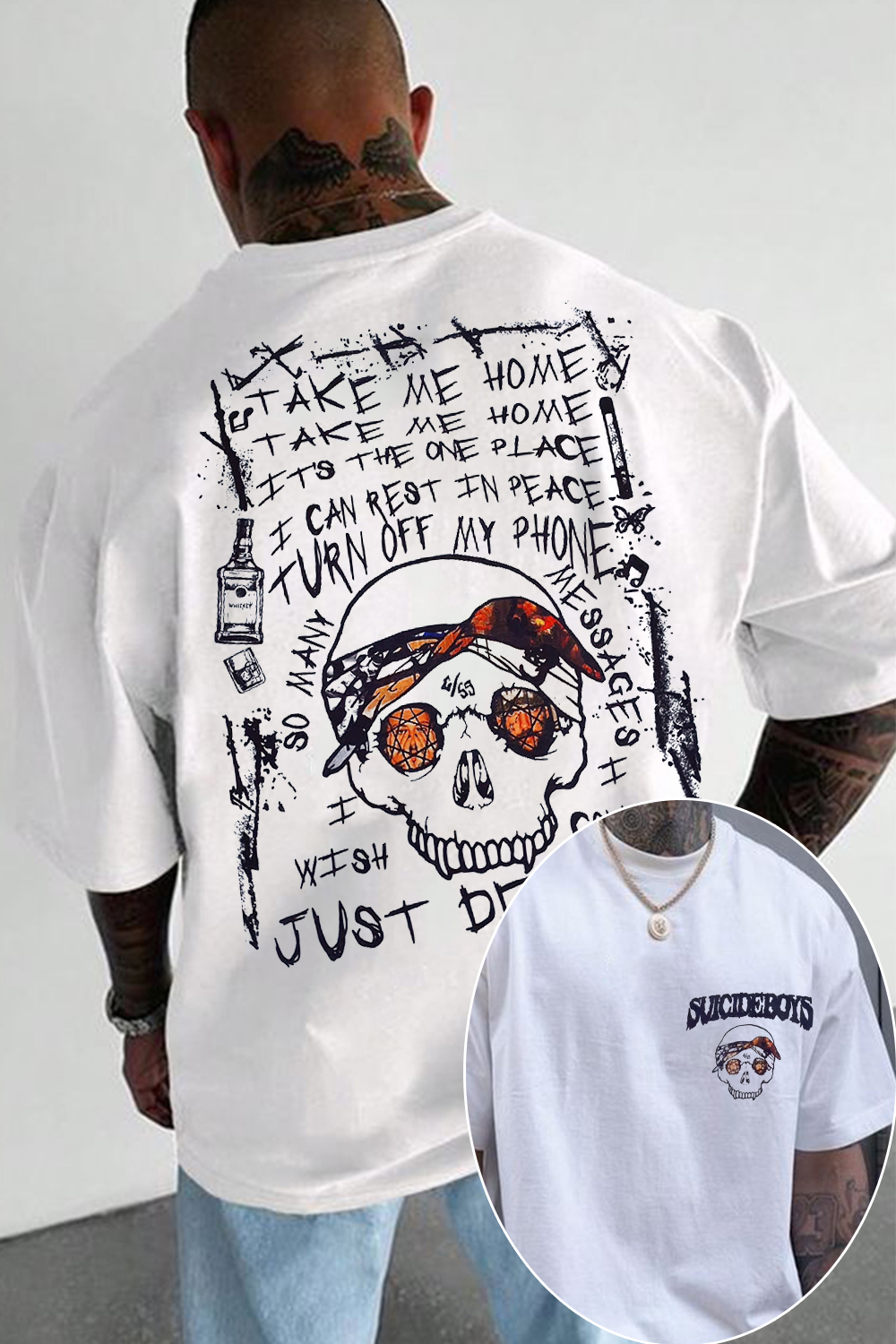T-Shirt $Uicideboy$Double-Sided Printed Merch, Shirt $Uicideboy$Double-Sided Printed Men'S Short-Sleeved