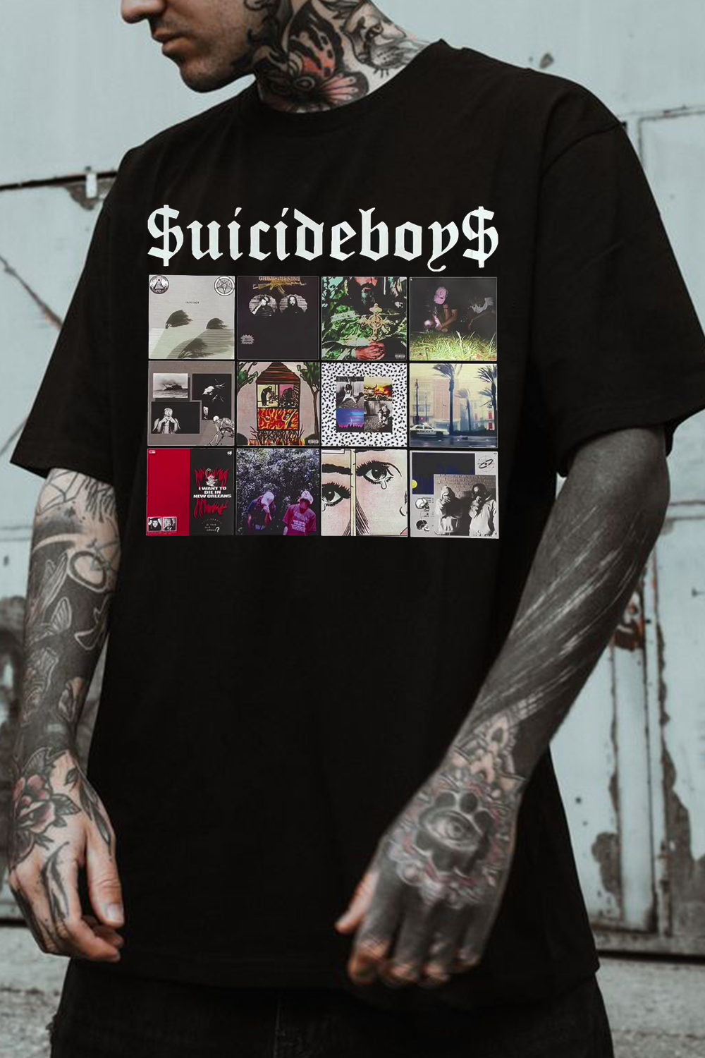 T-Shirt Uicideboys Casual Merch, Shirt Uicideboys Casual Men'S