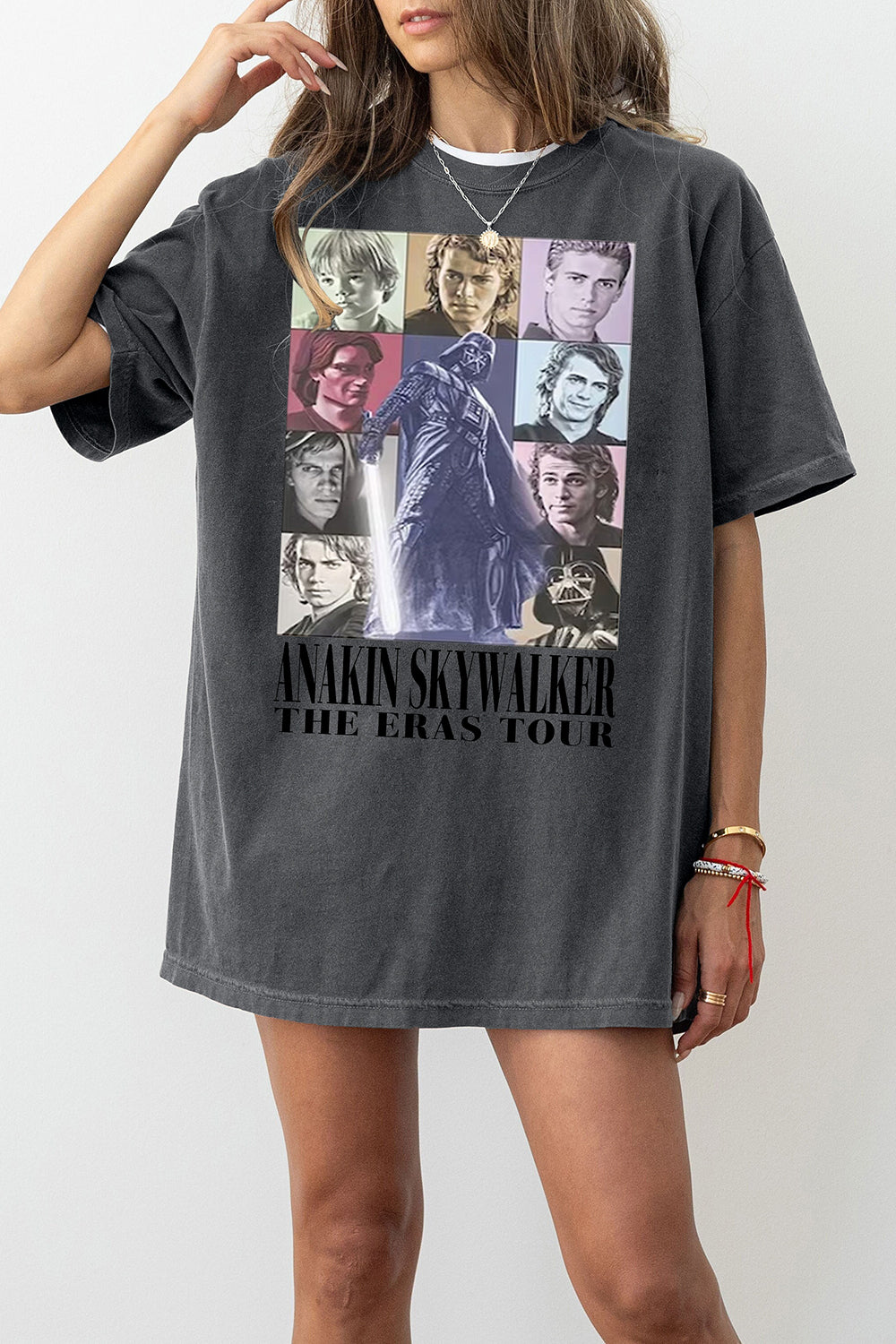 T-Shirt Star Wars Merch, Shirt Star Wars Anakin Skywalker Eras Tour For Women