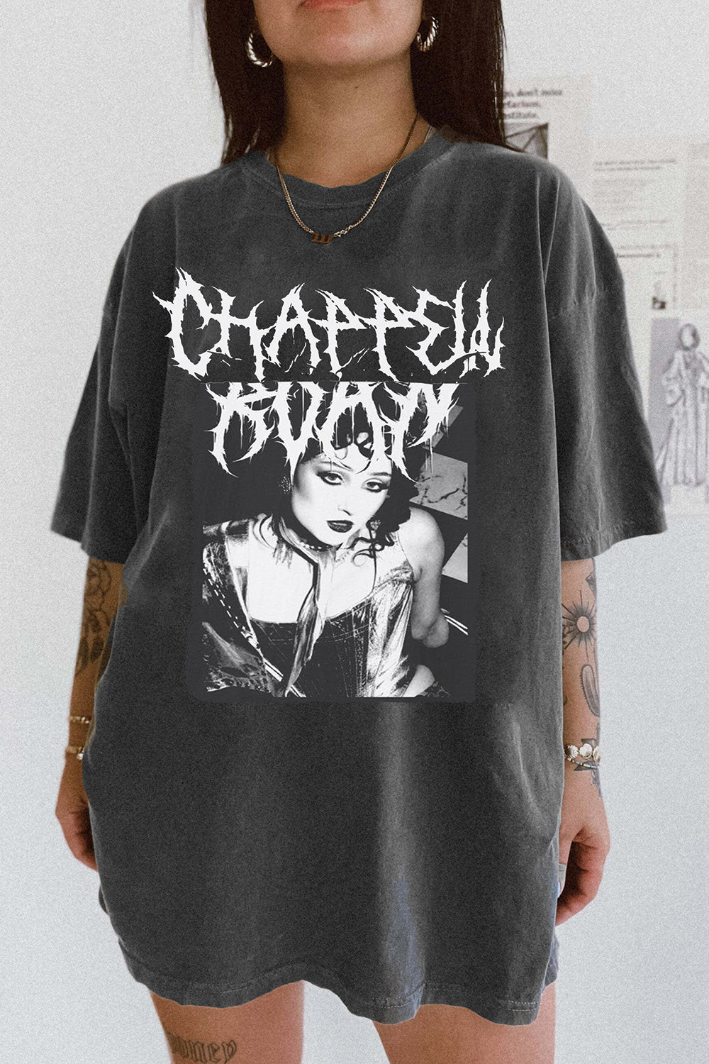 T-Shirt Chappell Roan Merch, Shirt Chappell Roan Metal For Women