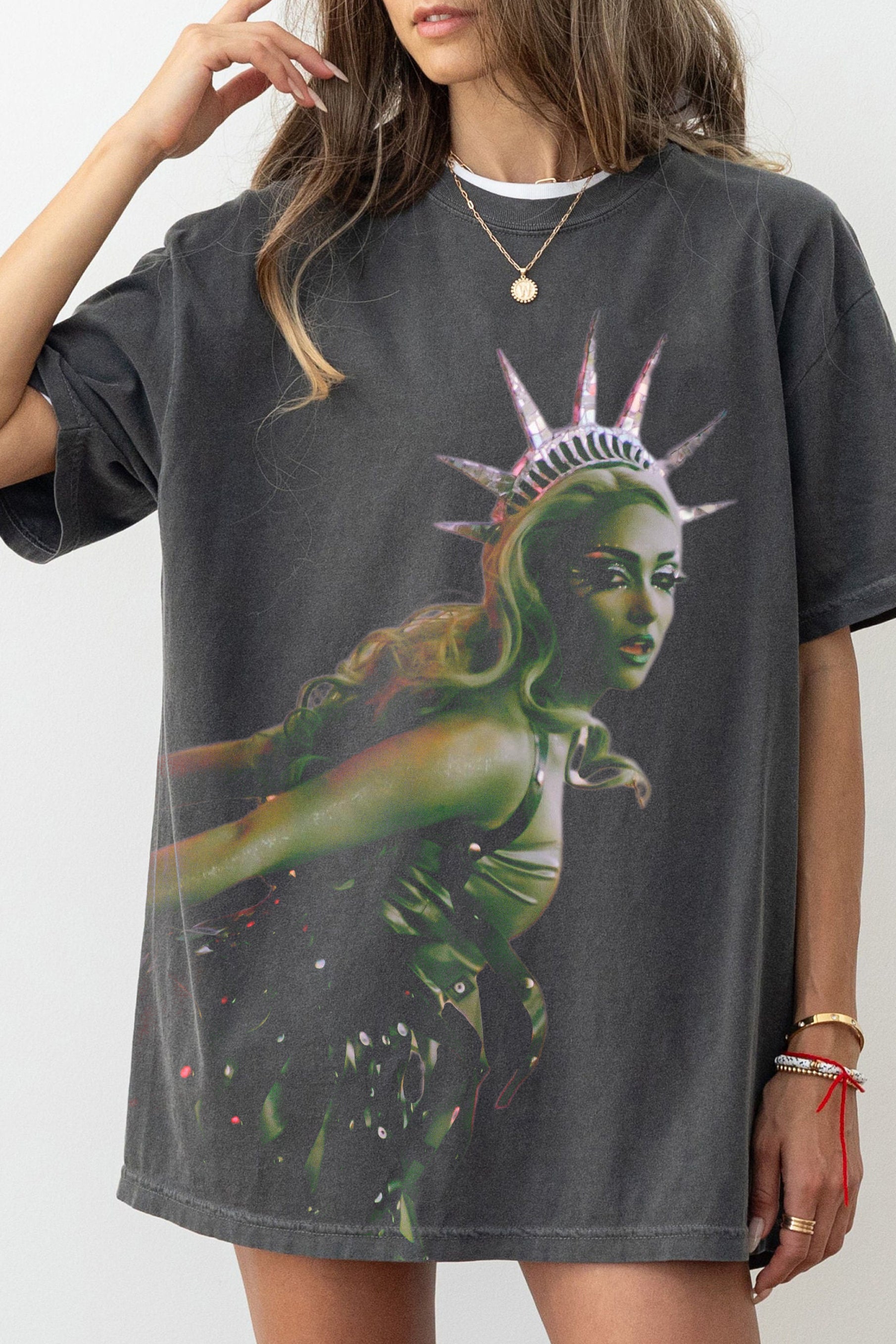 T-Shirt Chappellroan Lady Merch, Shirt Chappellroan Lady Liberty For Women
