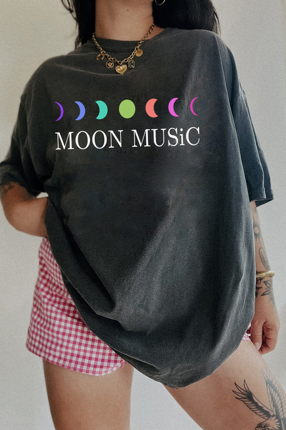 T-Shirt Coldplay Moon Merch, Shirt Coldplay Moon Music For Women