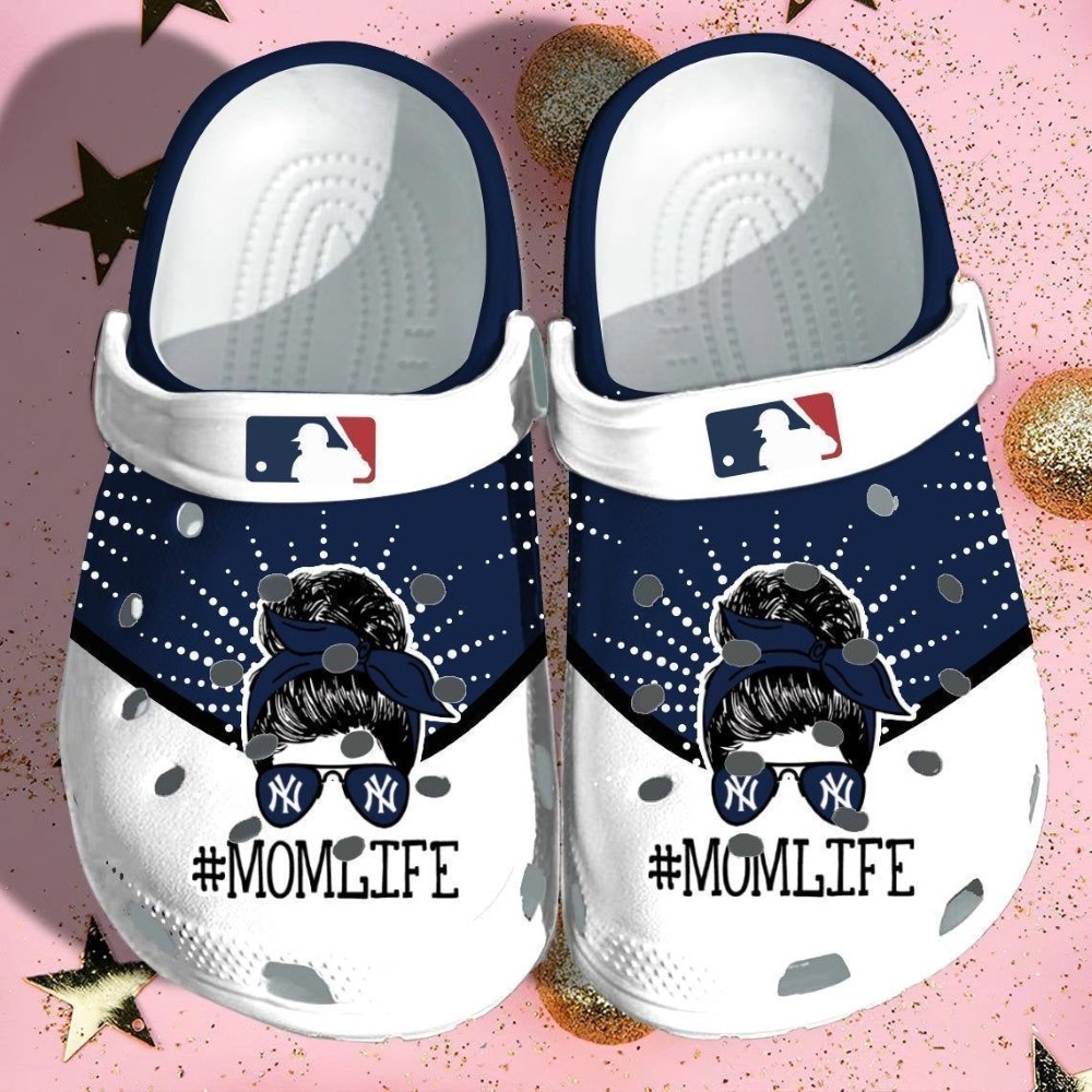 New York Yankees MLB Crocs Crocband Clogs Shoes Comfortable For Men Women and Kids - GNL14637