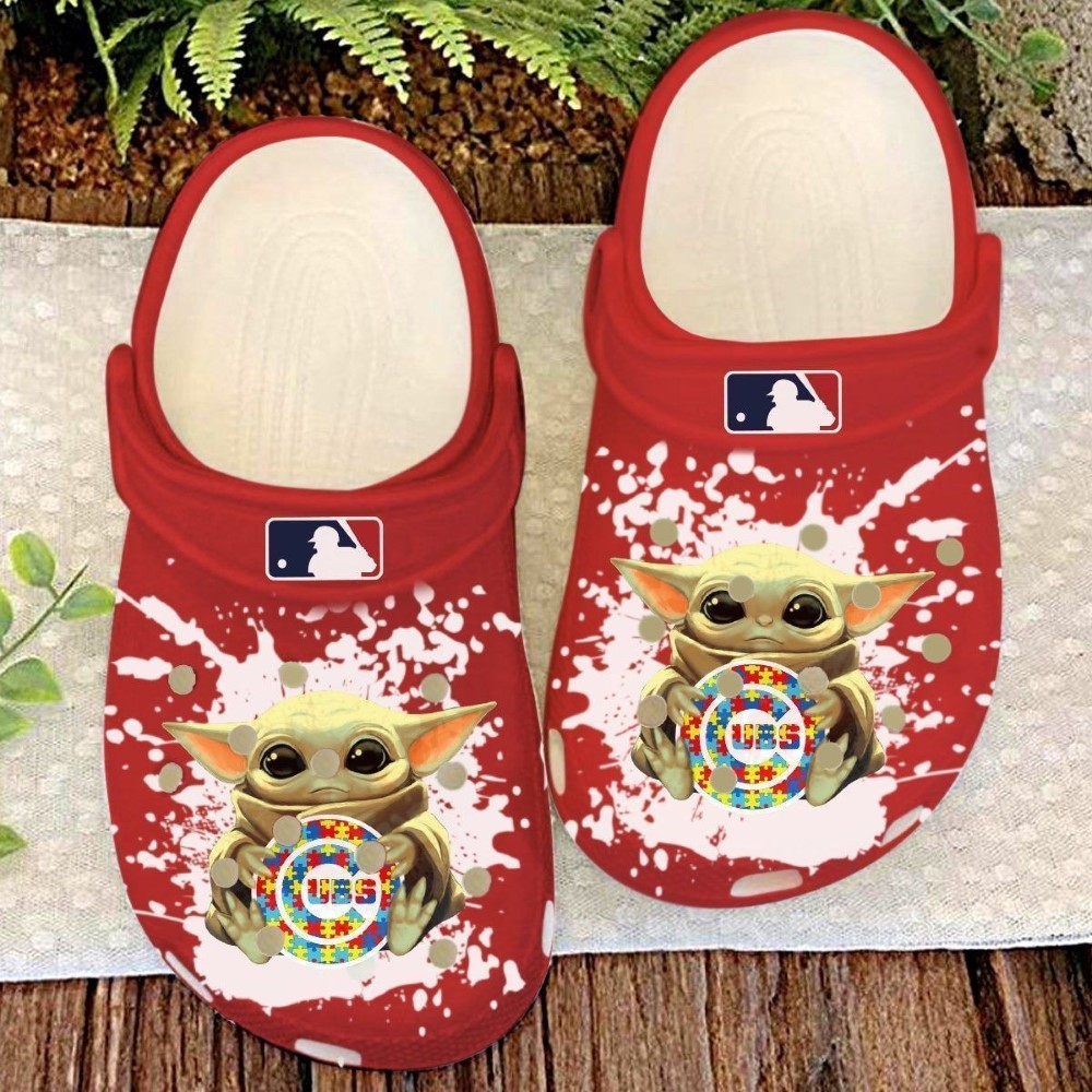 Chicago Cubs MLB Crocs Crocband Clogs Shoes Comfortable For Men Women and Kids - GNL14650