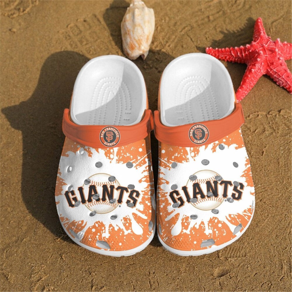 San Francisco Giants MLB Crocs Crocband Clogs Shoes Comfortable For Men Women and Kids