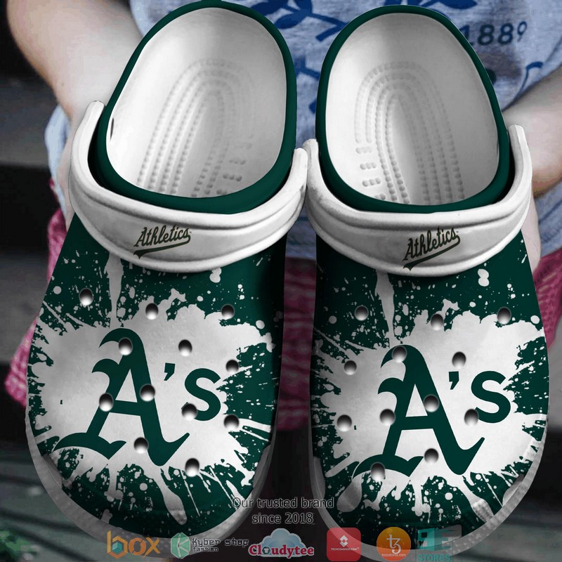 Oakland Athletics MLB Crocs Crocband Clogs Shoes Comfortable For Men Women and Kids - GNL14655