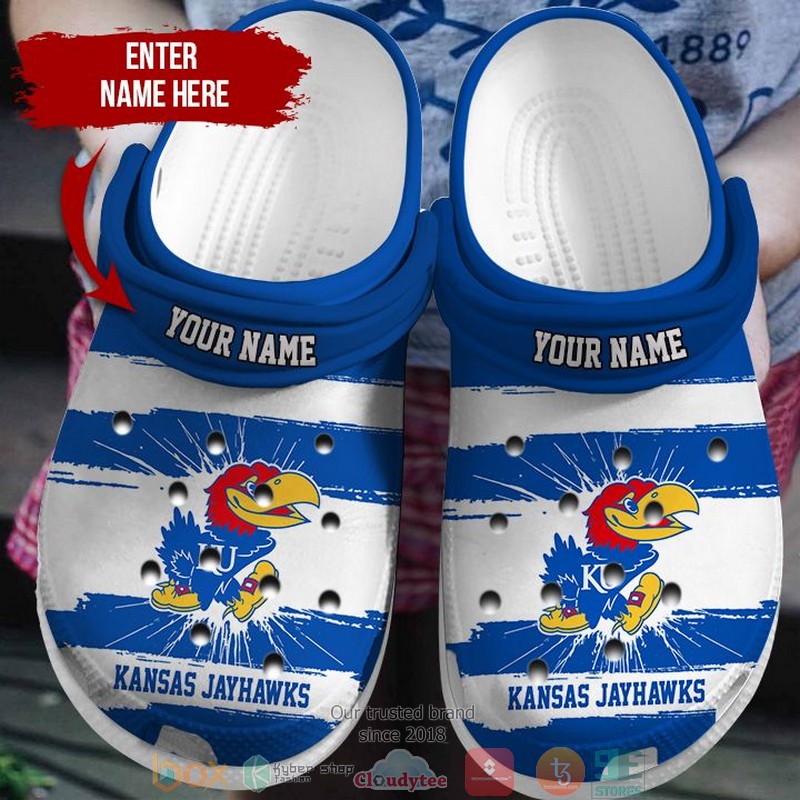 Kansas Jayhawks 2025 NCAA Sport Crocs Crocband Clogs Shoes Comfortable For Men Women and Kids - GNL146232