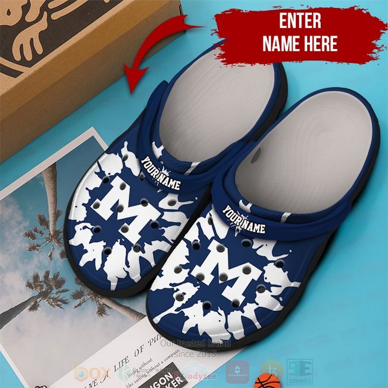 Michigan Wolverines 2025 NCAA Sport Crocs Crocband Clogs Shoes Comfortable For Men Women and Kids - GNL146233