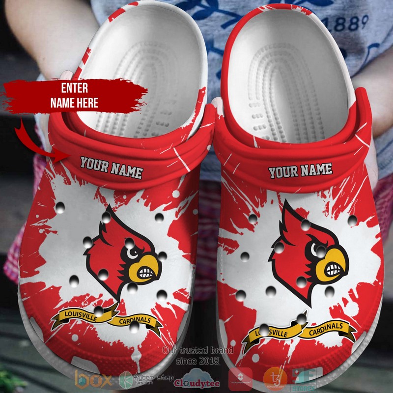 Louisville Cardinals 2025 NCAA Sport Crocs Crocband Clogs Shoes Comfortable For Men Women and Kids - GNL146234