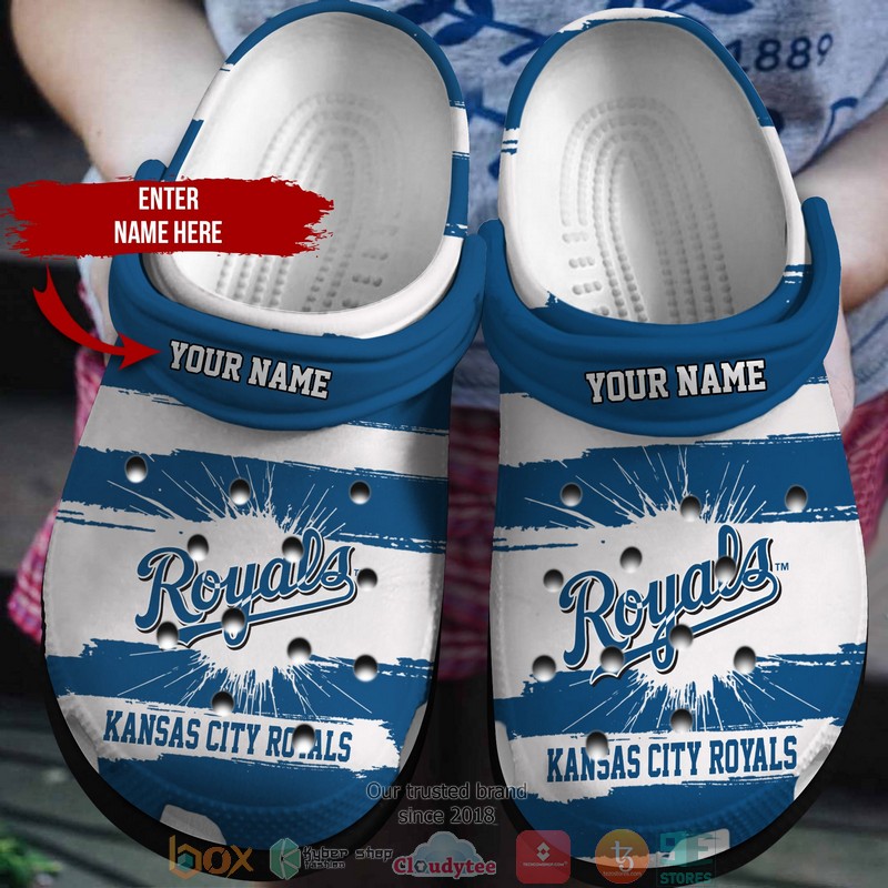 Kansas City Royals MLB Crocs Crocband Clogs Shoes Comfortable For Men Women and Kids - GNL14685